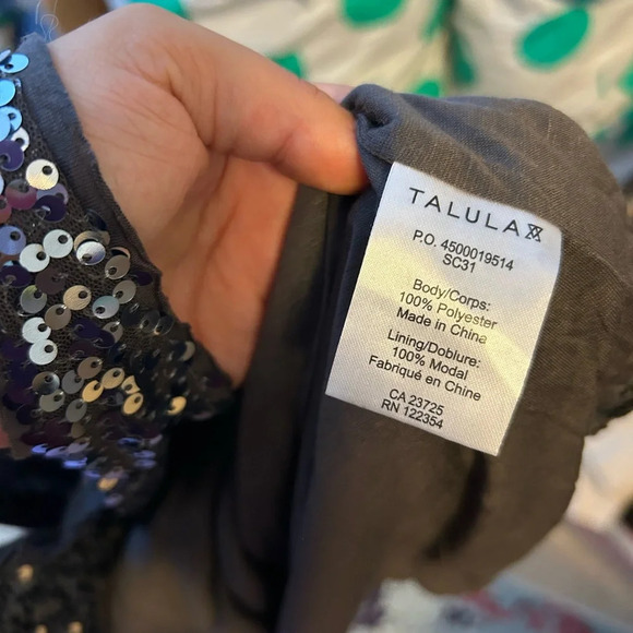 Talula Silver Sequin Tank - Picture 3 of 4